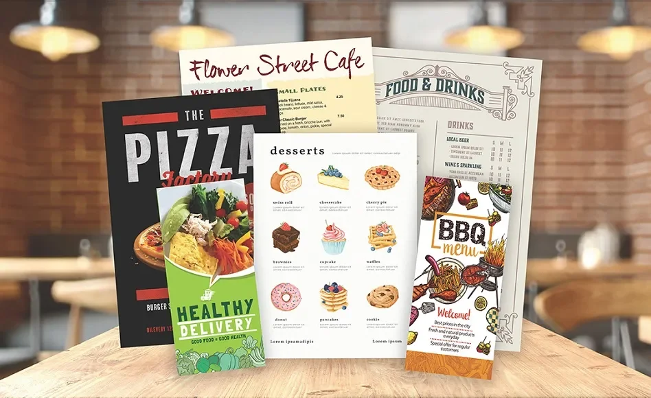 Menu Printing Horsham
